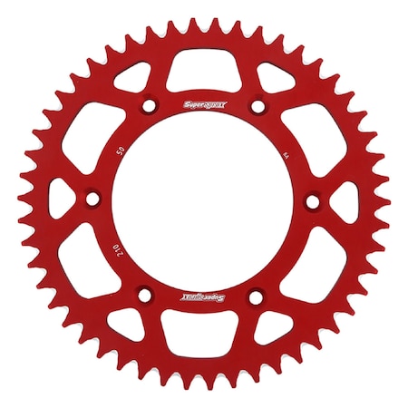 Supersprox Red Aluminum Sprocket For Honda CR125R 1983-2007, CRF230M 2009 RAL-210-50-RED